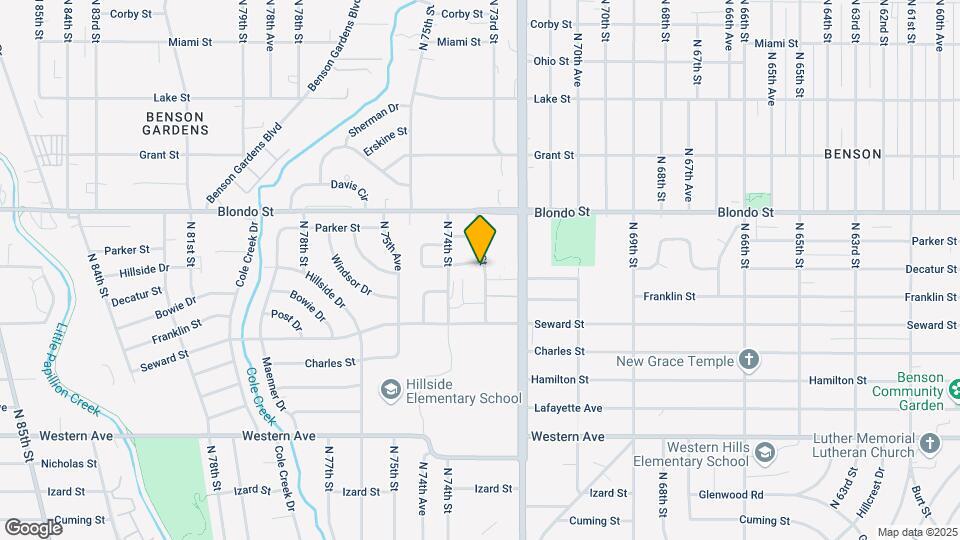 7303 DECATUR St Map and Location Details