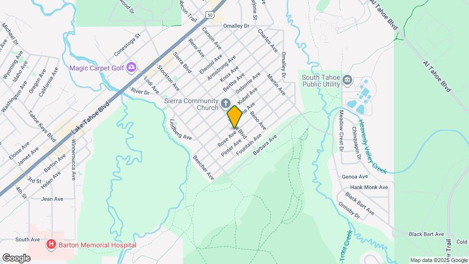 2537 Rose Ave Map and Location Details