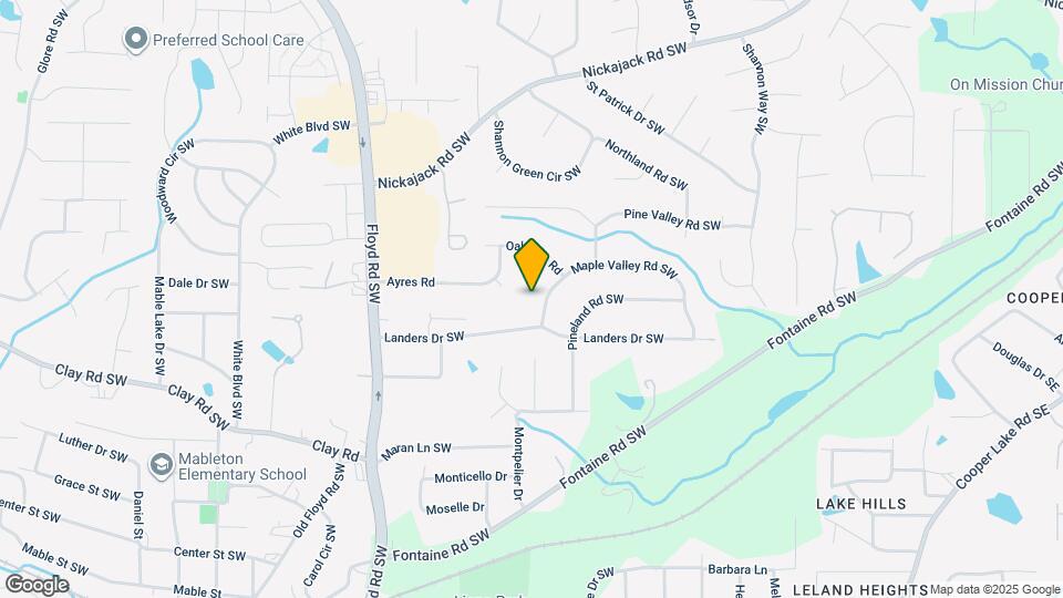 5282 Maple Valley Rd SW Map and Location Details