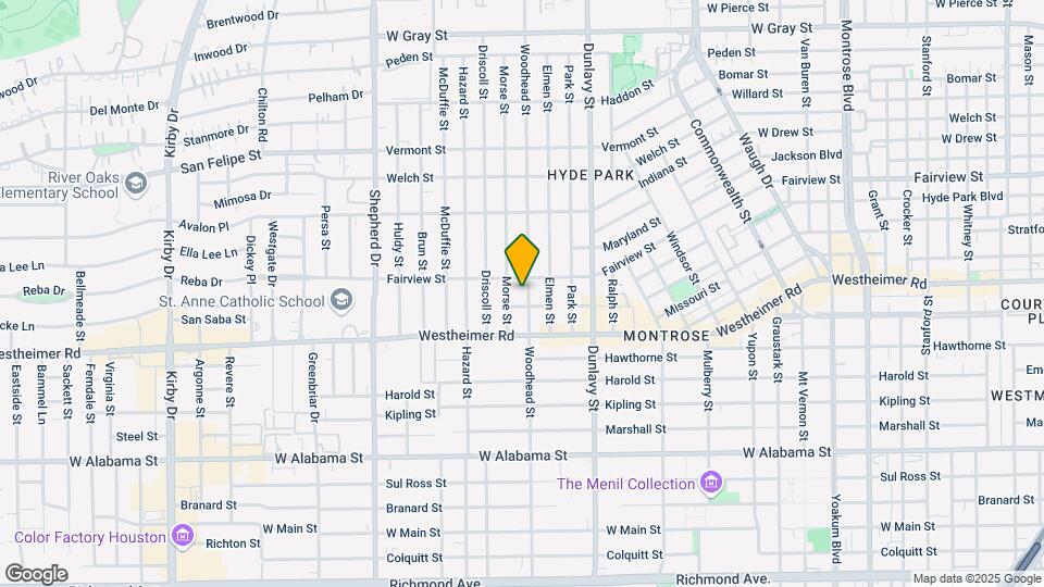 2412 Woodhead St Map and Location Details