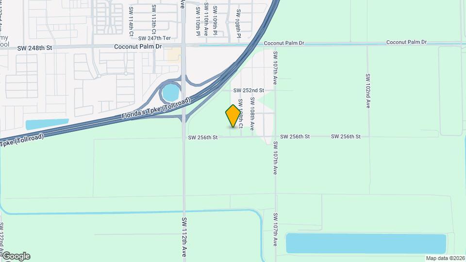 25557 SW 109th Ave Map and Location Details