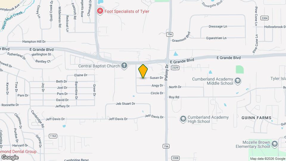 1703 Susan Dr Map and Location Details