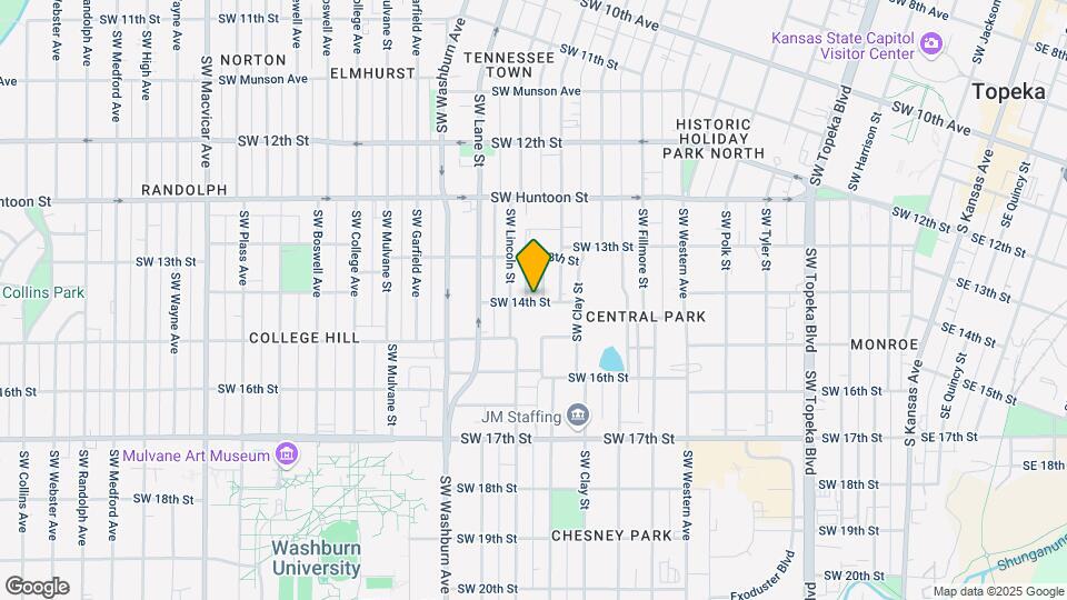 1339 SW Buchanan St Map and Location Details