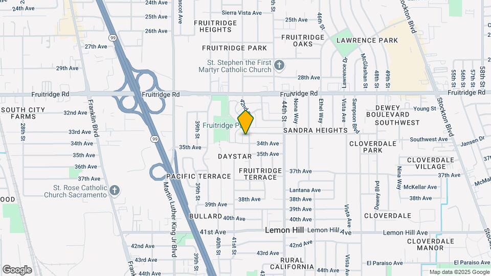 5708 42nd St Map and Location Details