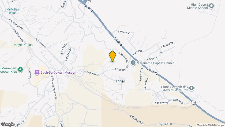 1039 E Saguaro Dr Map and Location Details