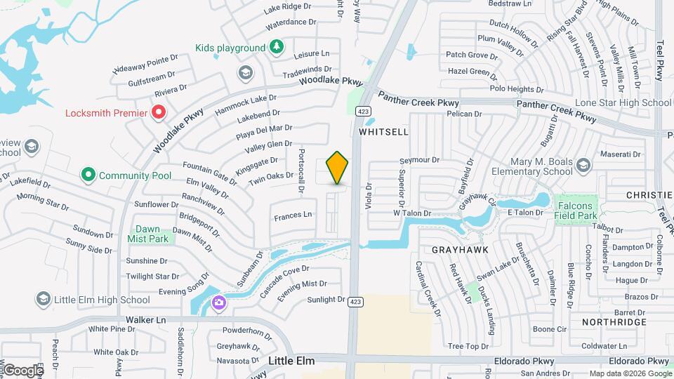 2760 Starburst Dr Map and Location Details