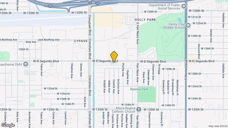 2616-2700 W El Segundo Blvd Map and Location Details