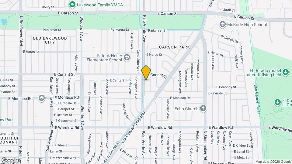 3666 Palo Verde Ave Map and Location Details