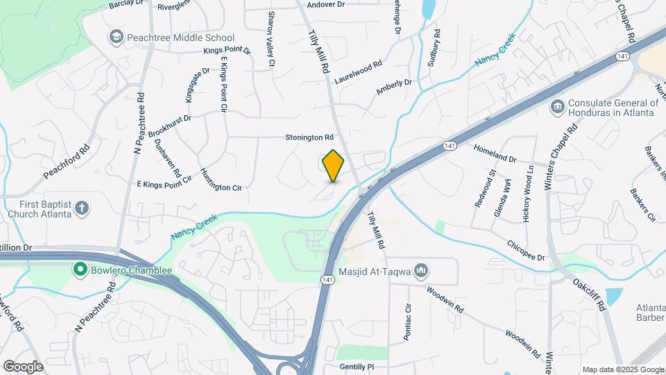 4430 Tilly Mill Rd Map and Location Details