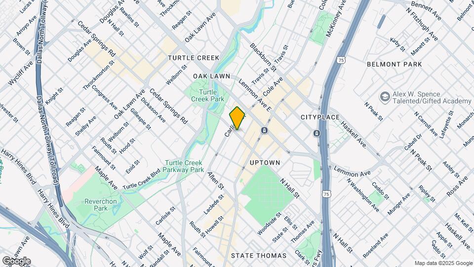 2934 N Hall St Map and Location Details