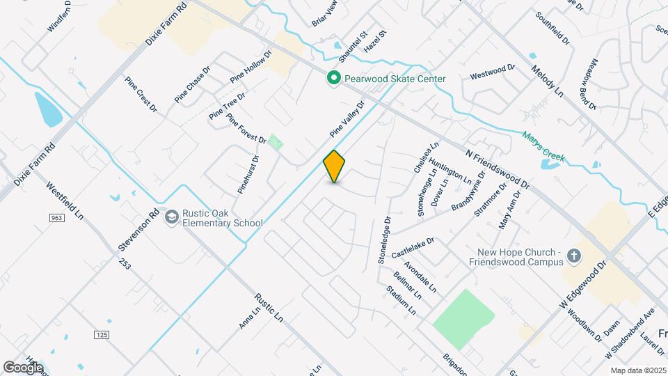 1302 Chelsea Ln Map and Location Details