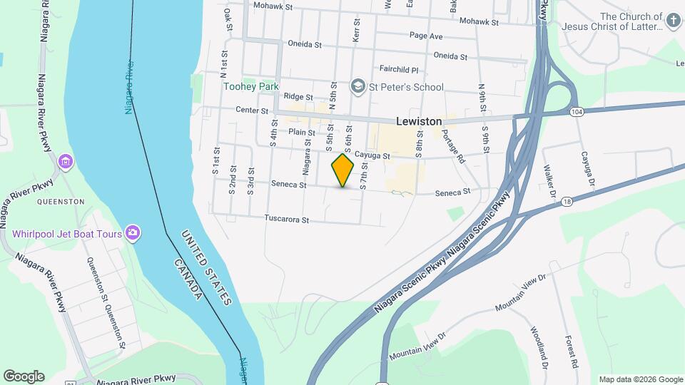 595 Seneca St Map and Location Details