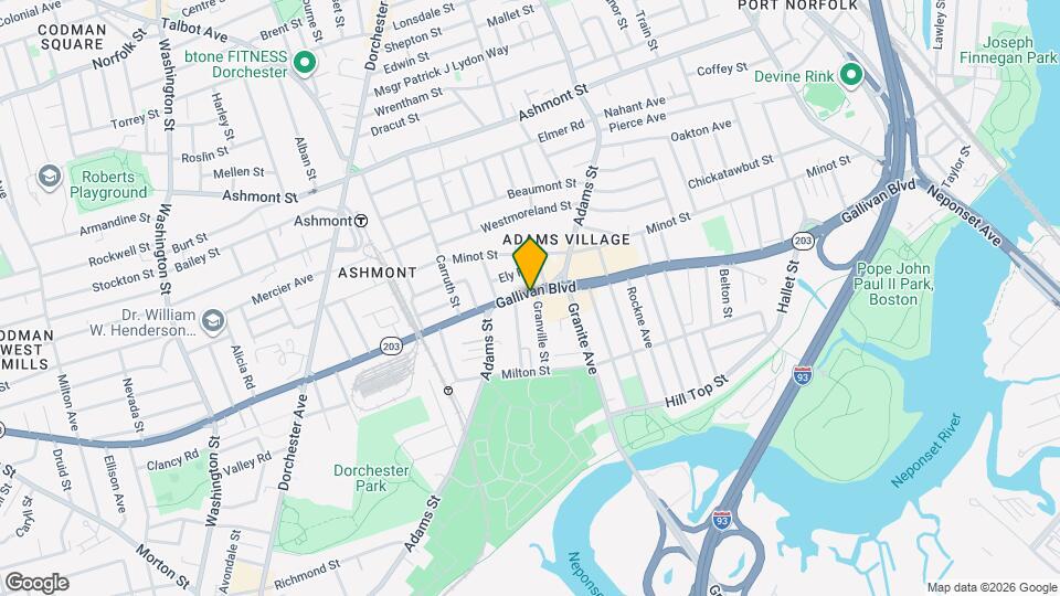 3 Granville St, Unit 1 Map and Location Details