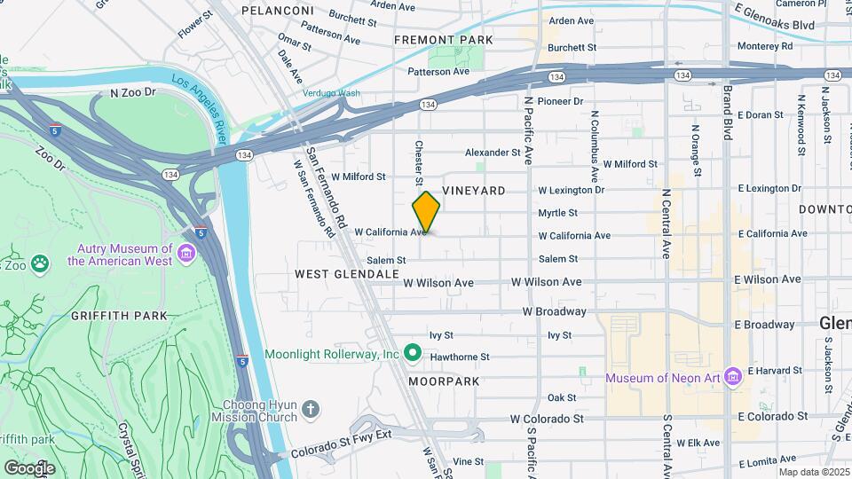 664 W California Ave Mapa y Detalles de la Ubicación