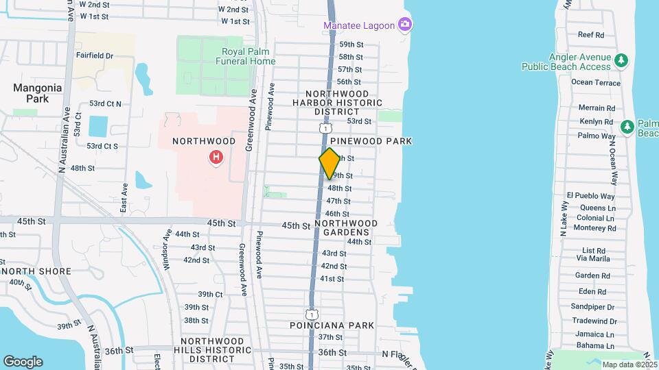 527 48th St Map and Location Details