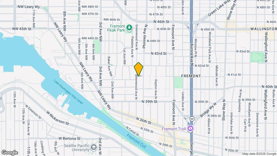 4038 Greenwood Avenue North Mapa y Detalles de la Ubicación