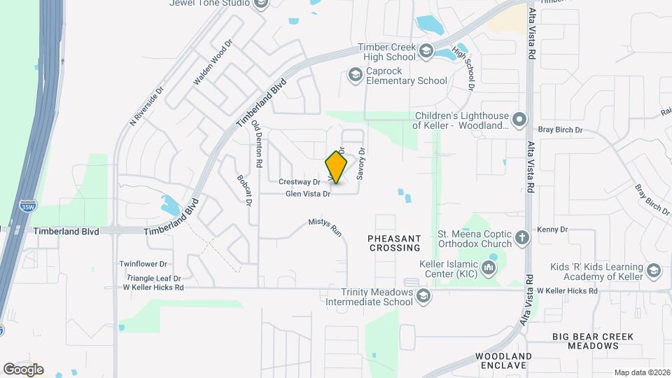 3105 Glen Vista Dr Map and Location Details