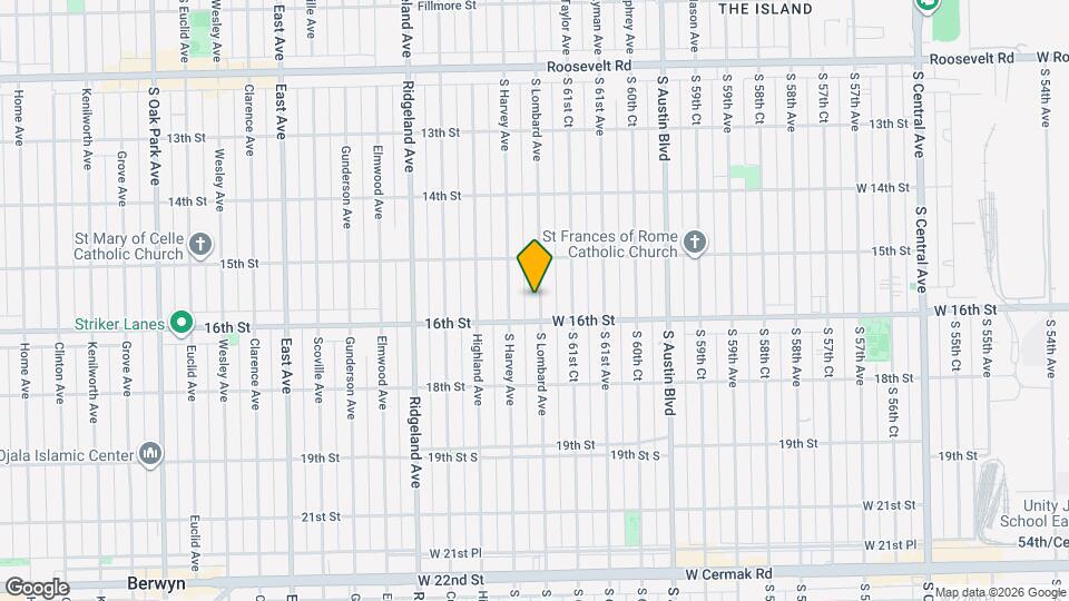 1532 S Lombard Ave Map and Location Details