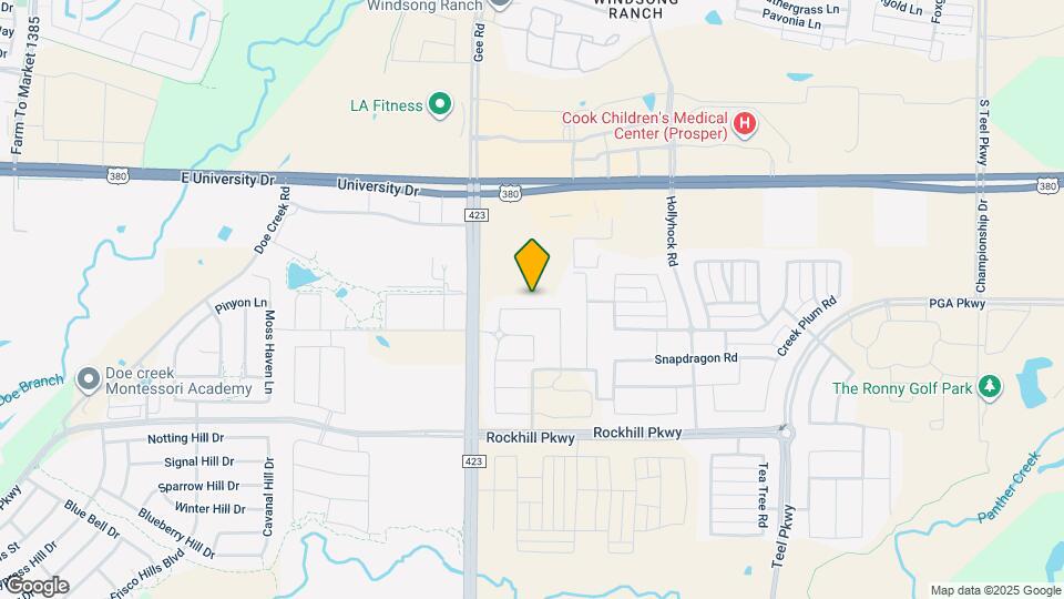 1404 Brent Knoll Dr Map and Location Details