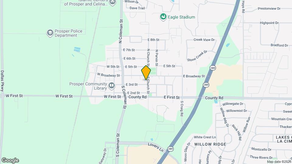 313 E 3rd St Map and Location Details