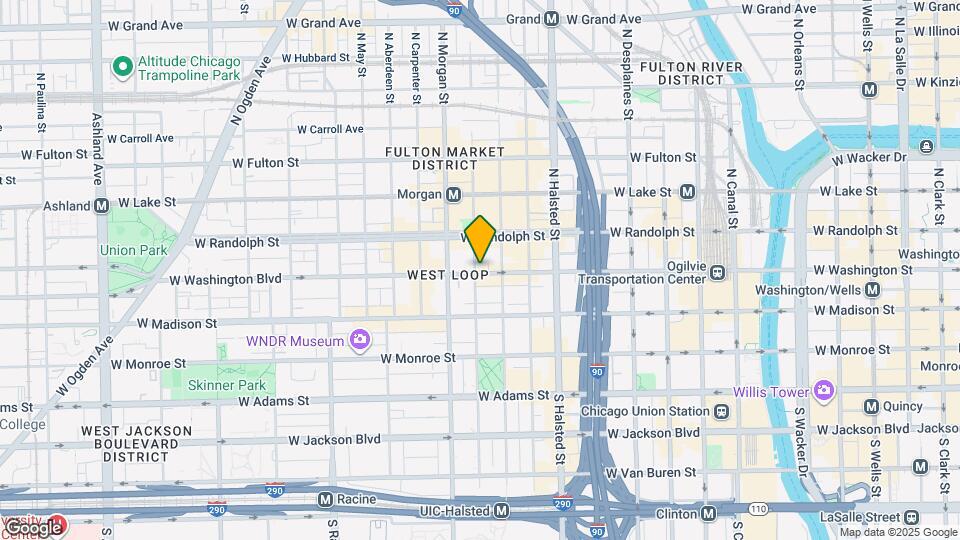 916 W Washington Blvd Map and Location Details