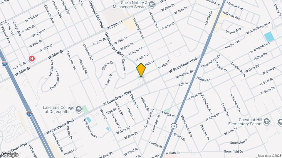 4508 Greengarden Blvd Map and Location Details