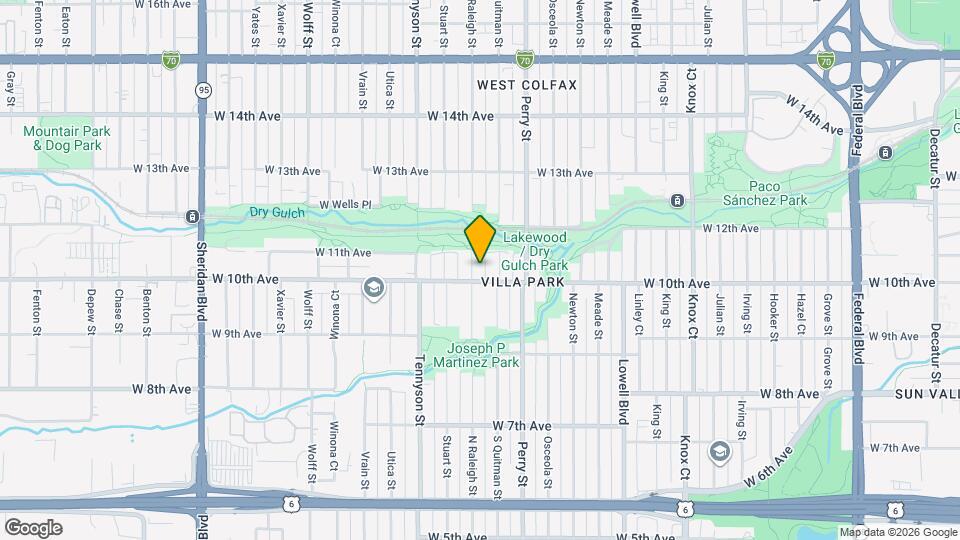 1014 N Raleigh St Map and Location Details