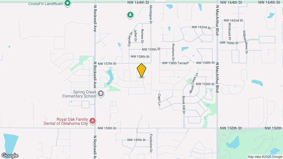 15701 Caney Dr Map and Location Details