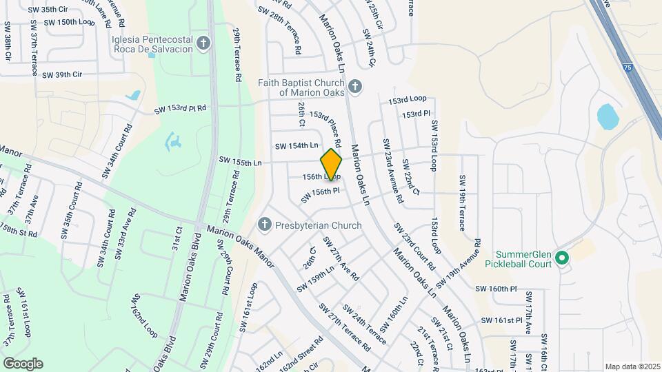 2529 SW 156th Pl Map and Location Details