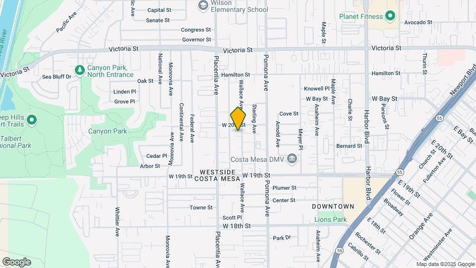 Costa Mesa Family Village Map and Location Details