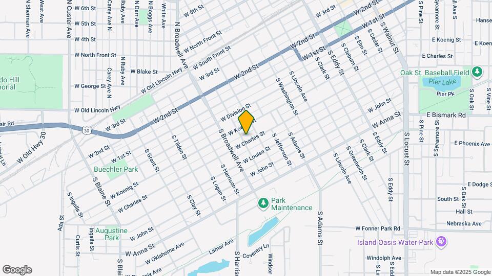 1518 W Charles St Map and Location Details
