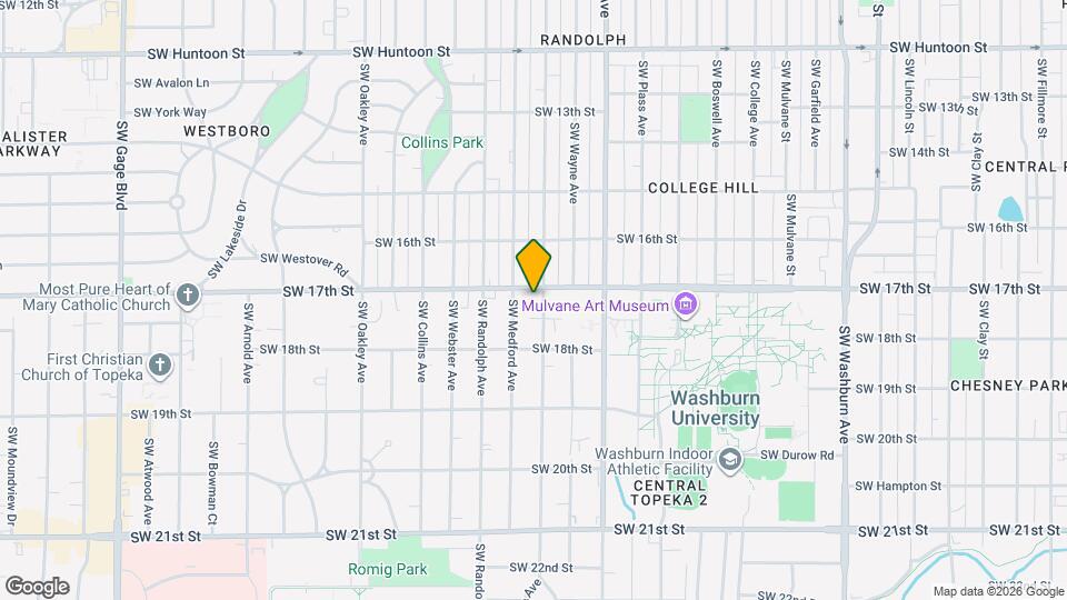 1709 SW High Ave Map and Location Details