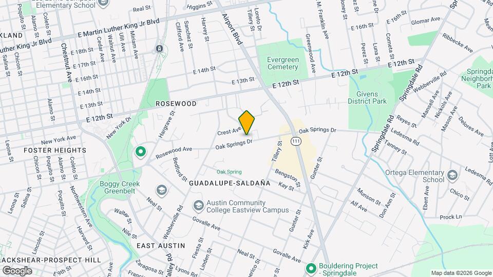 2814 Oak Springs Dr Map and Location Details