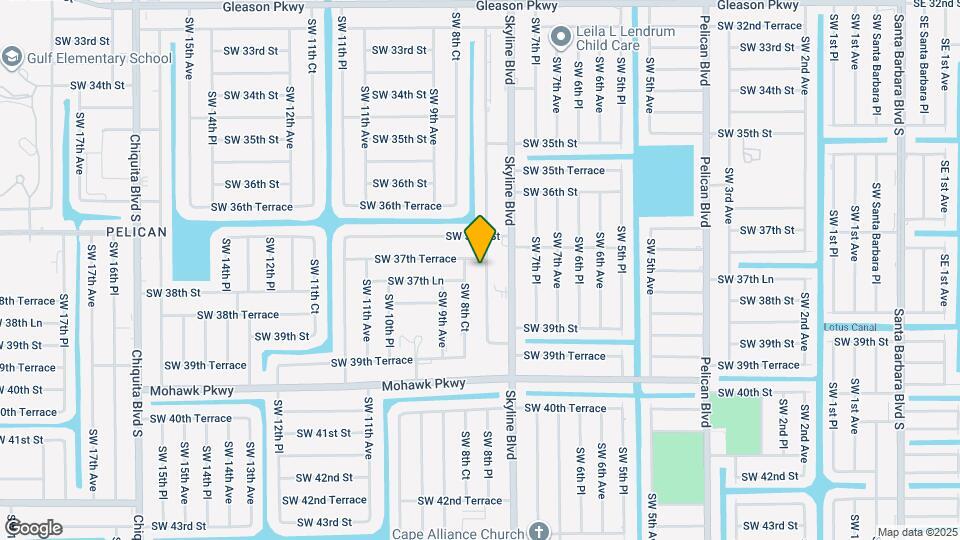 3720 SW 8th Pl Map and Location Details