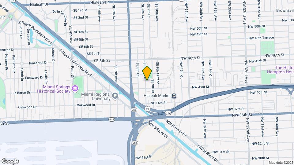 1125 SE 9th Ave Map and Location Details