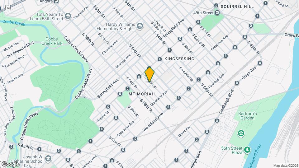 5635 Kingsessing Ave Map and Location Details