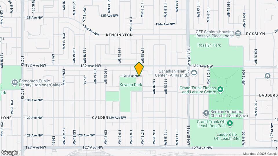 11711-11131 131 Ave NW Map and Location Details
