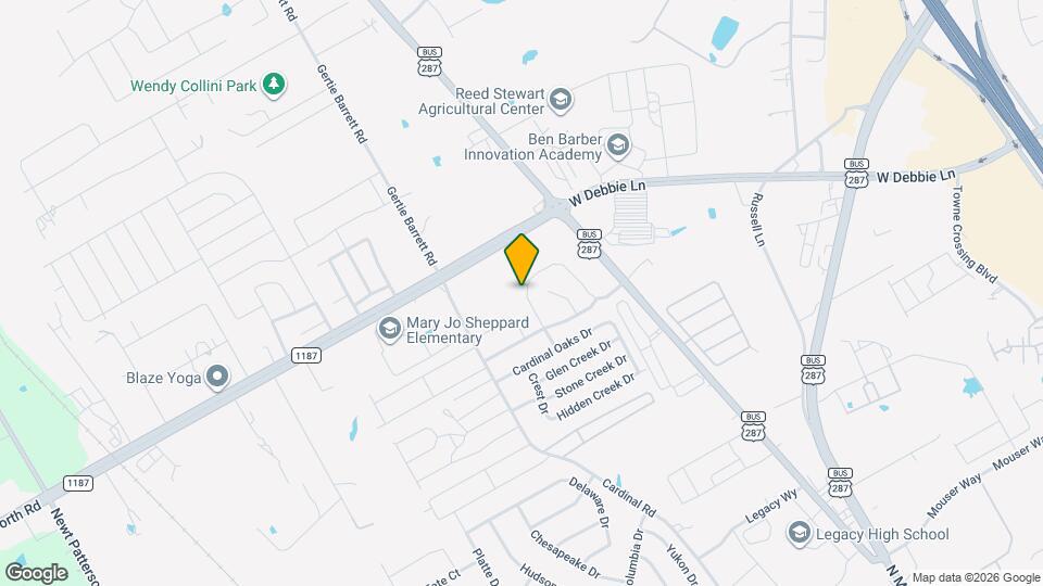 1704 Fern Dr Map and Location Details