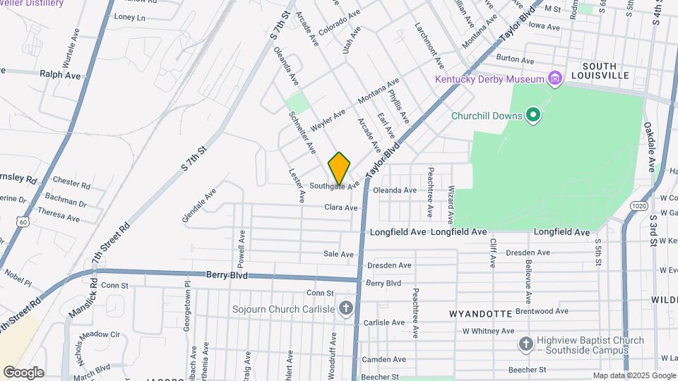 1310 Southgate Ave Map and Location Details