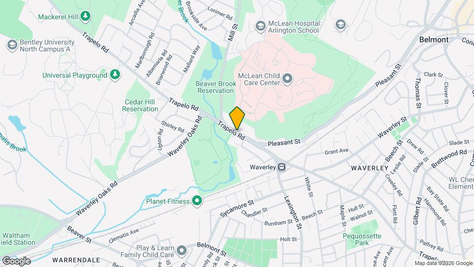 620 Trapelo Rd Map and Location Details