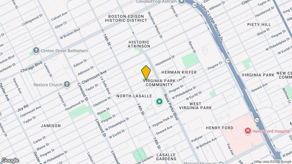 1975 Gladstone St, Unit Upper Unit Mapa y Detalles de la Ubicación