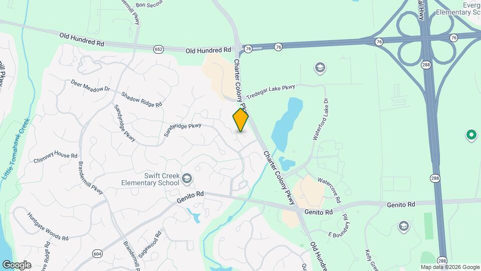 2504 Carriage Creek Ct Map and Location Details