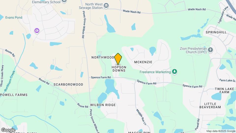 1421 Hopson Downs Ct Map and Location Details
