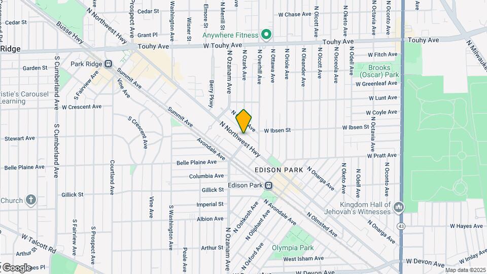 6853 N Northwest Hwy Map and Location Details
