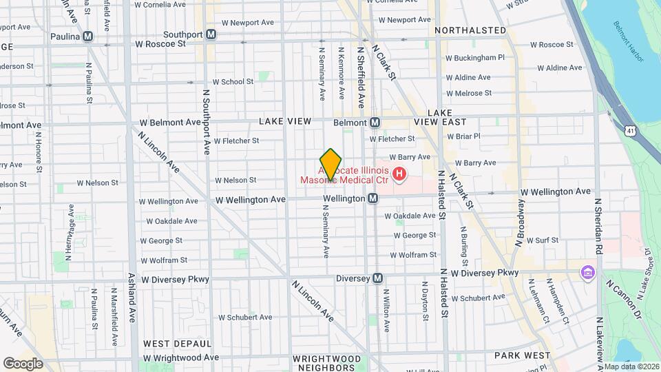 3017 N Seminary Ave Mapa y Detalles de la Ubicación
