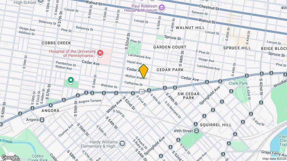 5022 Walton Ave Map and Location Details