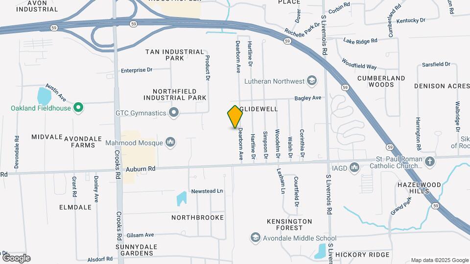 2904 Dearborn Ave Map and Location Details