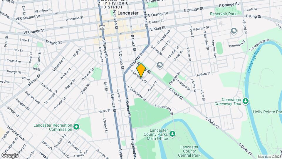 438 S Christian St Map and Location Details