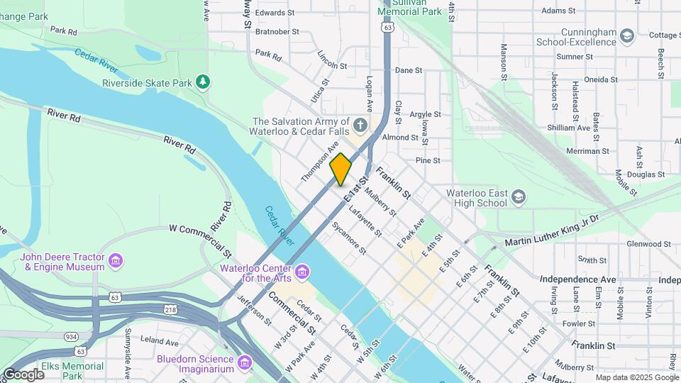 117 1/2 Lafayette St Mapa y Detalles de la Ubicación
