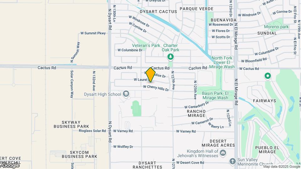 12822 W Cherry Hills Dr Mapa y Detalles de la Ubicación